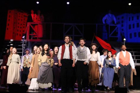 The DFSD cast of Les Miserables put on quite a show at the newly refurbished high school  auditorium.